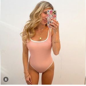Lain Snow New Swim suit. Blush/rose